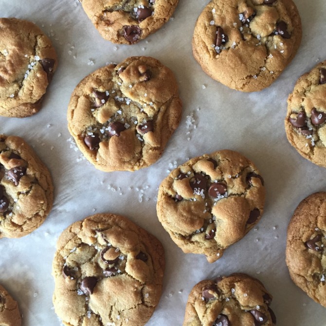 Sea Salt Chocolate Chip Cookies